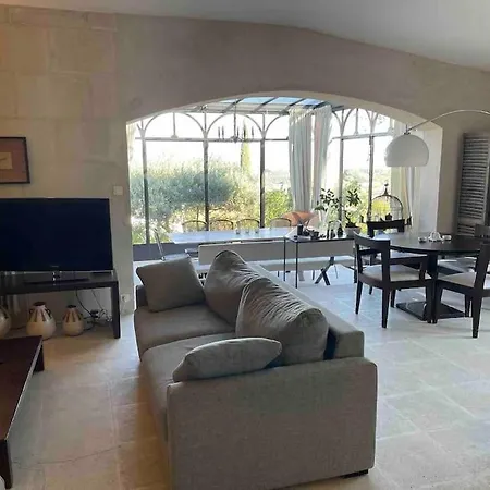 Villa Vm - Magnanarelle - Maison De Charme Provence Les Avignon - Piscine , Climatisation & Vue Exceptionnelle Villeneuve-lès-Avignon
