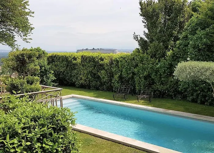 Vm - Magnanarelle - Maison De Charme Provence Les Avignon - Piscine , Climatisation&vue Exceptionnelle Villeneuve-lès-Avignon