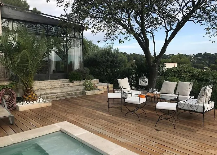 Vm - Magnanarelle - Maison De Charme Provence Les Avignon - Piscine , Climatisation&vue Exceptionnelle Villeneuve-lès-Avignon